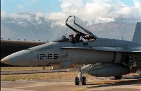 F-18 español participante en la Guerra de Kosovo
