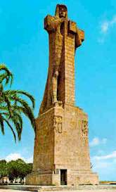 Monumento a Colón en la Punta del Sebo de Huelva 