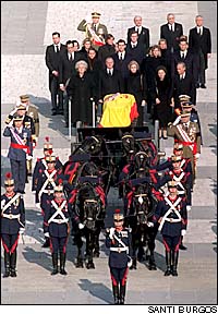 "La Quinta Angustia", marcha fúnebre en el entierro de S.A.R. la Condesa de Barcelona 