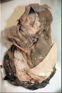 Una de las momias incas halladas en los Andes